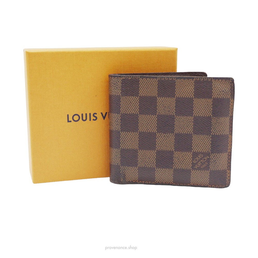 🔴 Louis Vuitton Marco Wallet - Damier Ebene